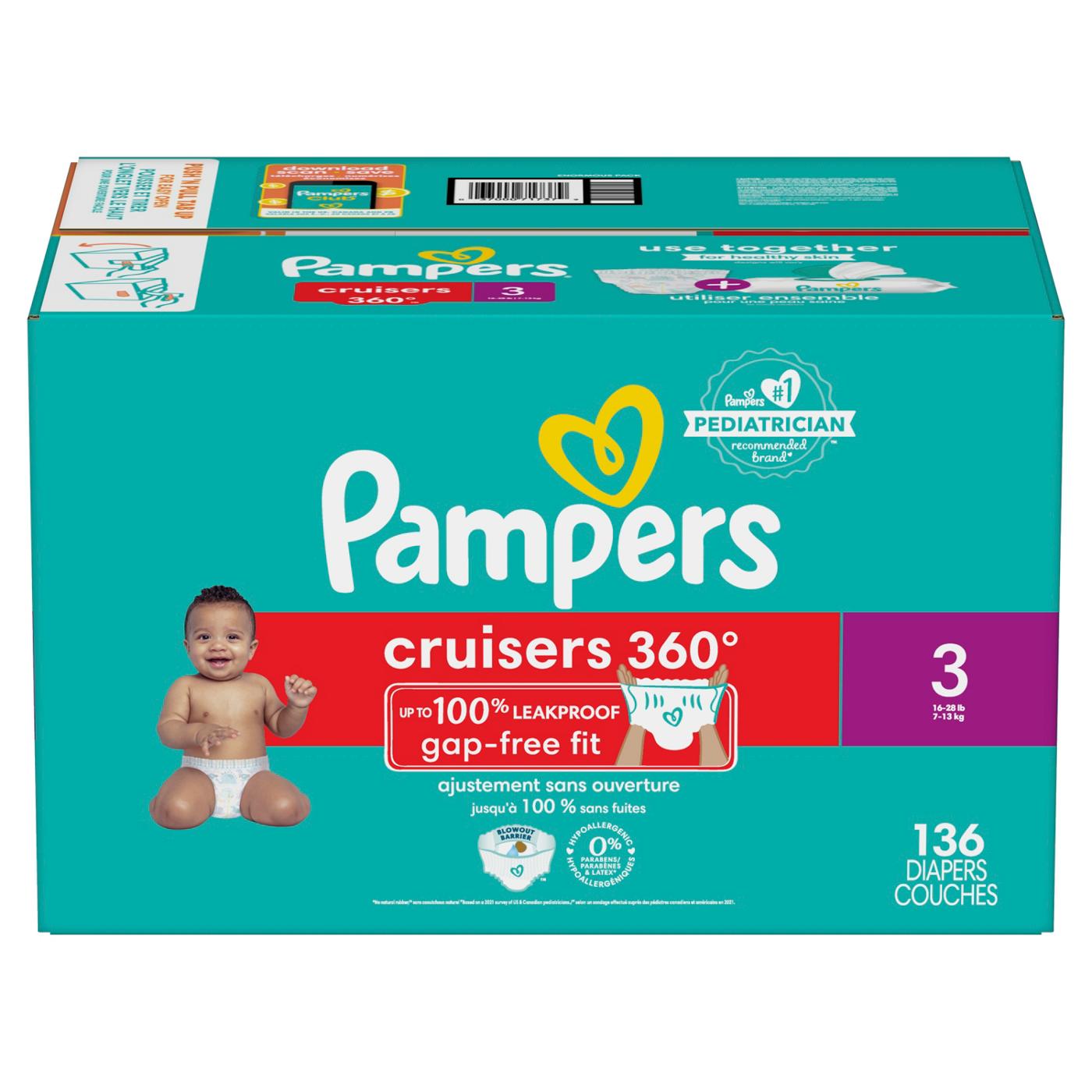 Pampers Cruisers 360 Diapers - Size 3; image 9 of 10