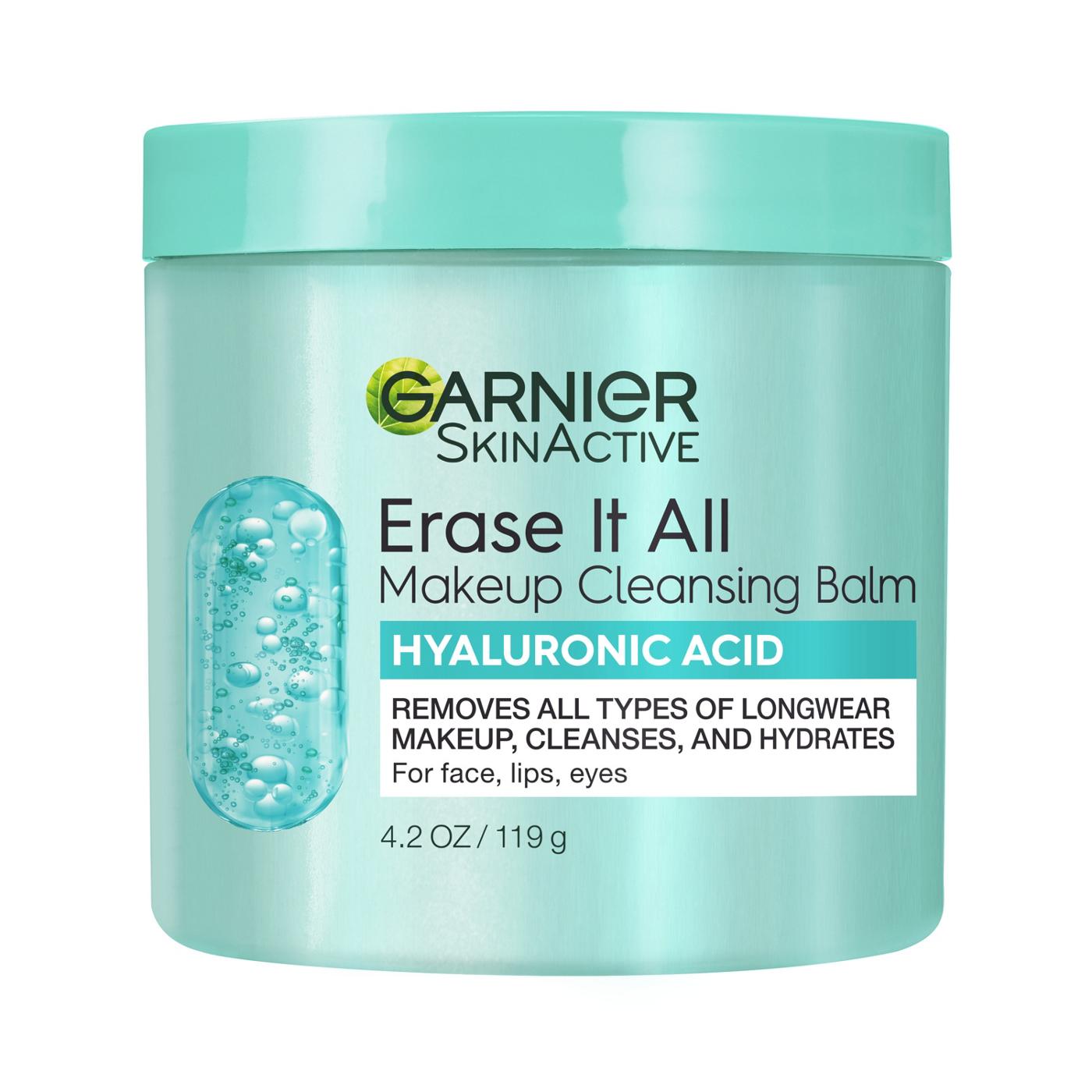 Garnier Skin Active Erase It All Make Up Cleansing Balm +Hyaluronic Acid; image 1 of 7