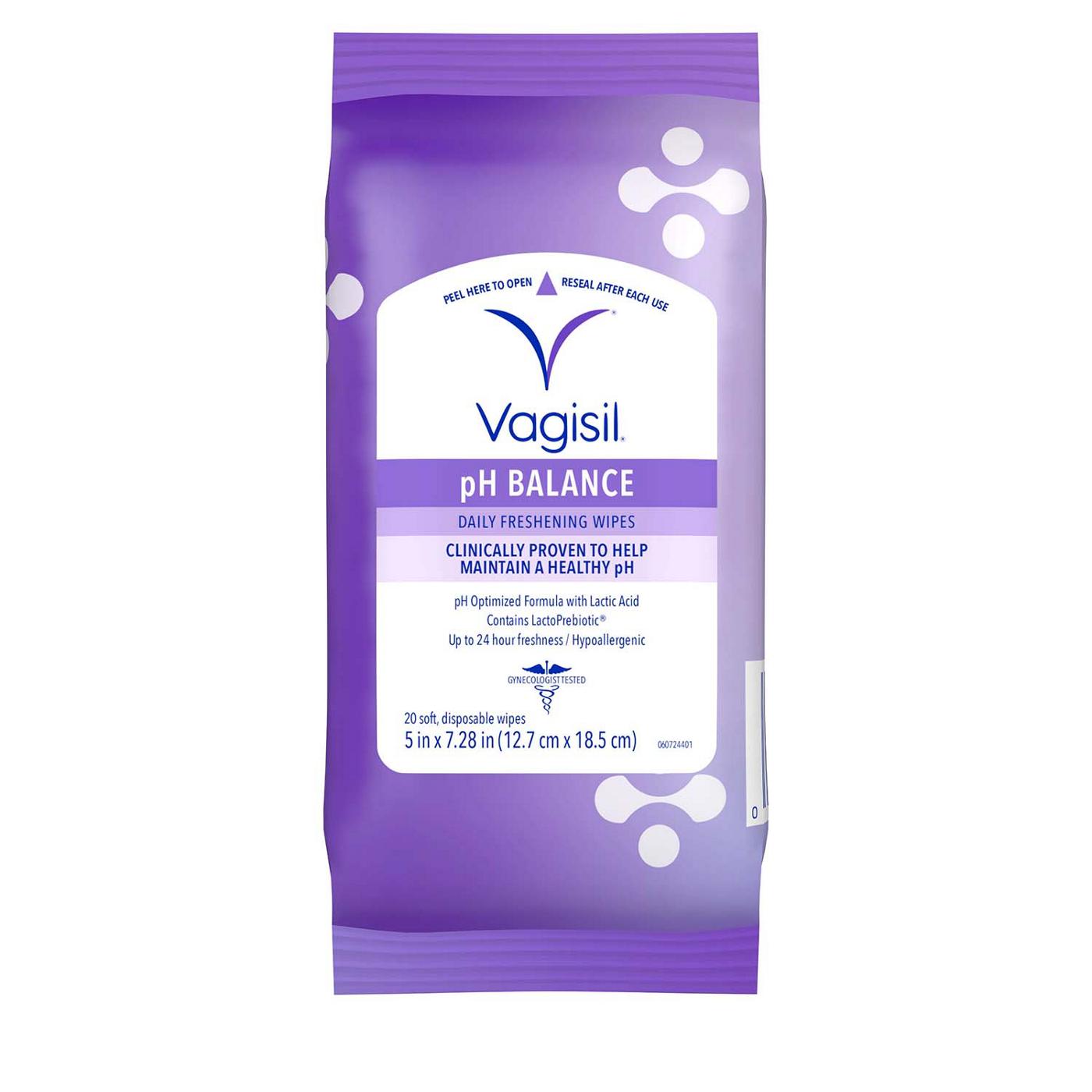 Vagisil pH Balance Wipes; image 1 of 2