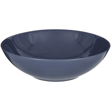 our goods Round Stoneware Dinnerware Set - Harbor Blue, 12 pc