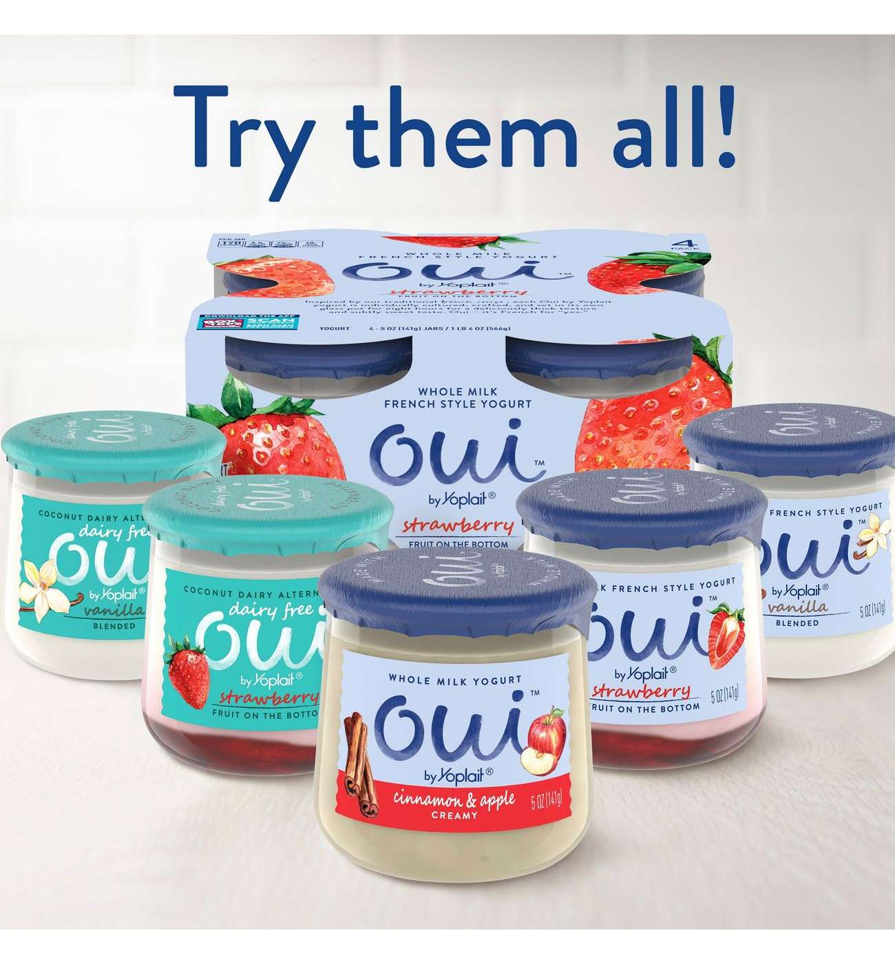 Yoplait Oui Cinnamon Apple French Style Yogurt; image 6 of 6