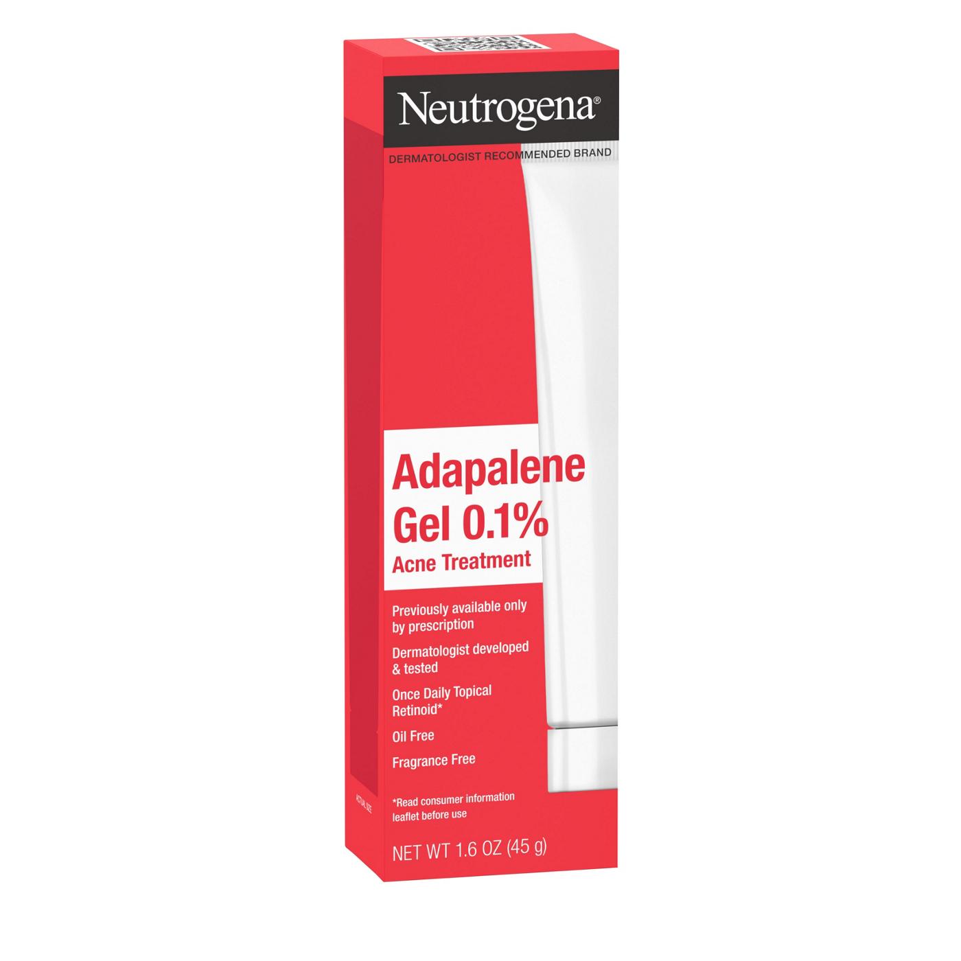 Neutrogena Adapalene Gel 0.1% Acne Treatment; image 1 of 2