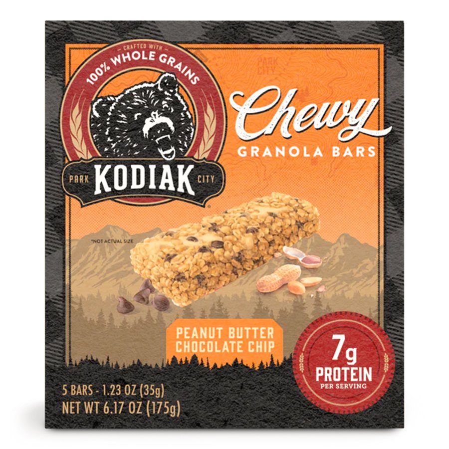 Kodiak Chewy Granola Bars Peanut Butter Chocolate Chip Shop Granola