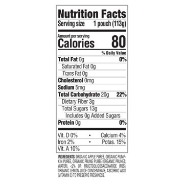 Happy Baby Organics Digestive Support Blends Pouch - Apple, Pumpkin & Prune