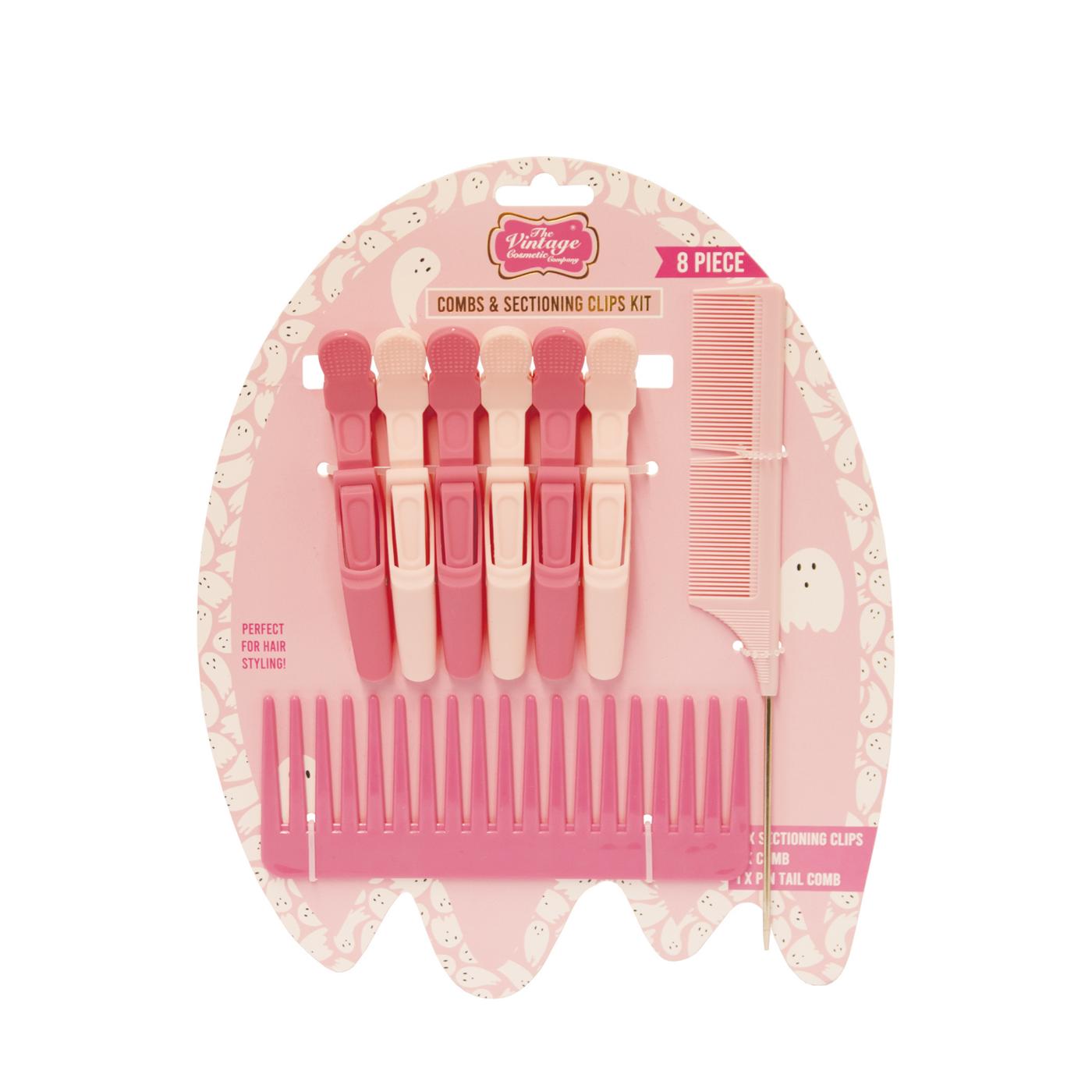 The Vintage Cosmetic Company Halloween Combs & Sectioning Clips Kit ...