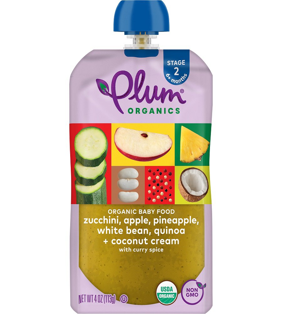 Plum Organics Organic Baby Food Pouches Plum Organics Mighty