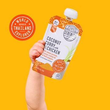 Serenity Kids Baby Food Pouch - Coconut Curry with Free Range Chicken