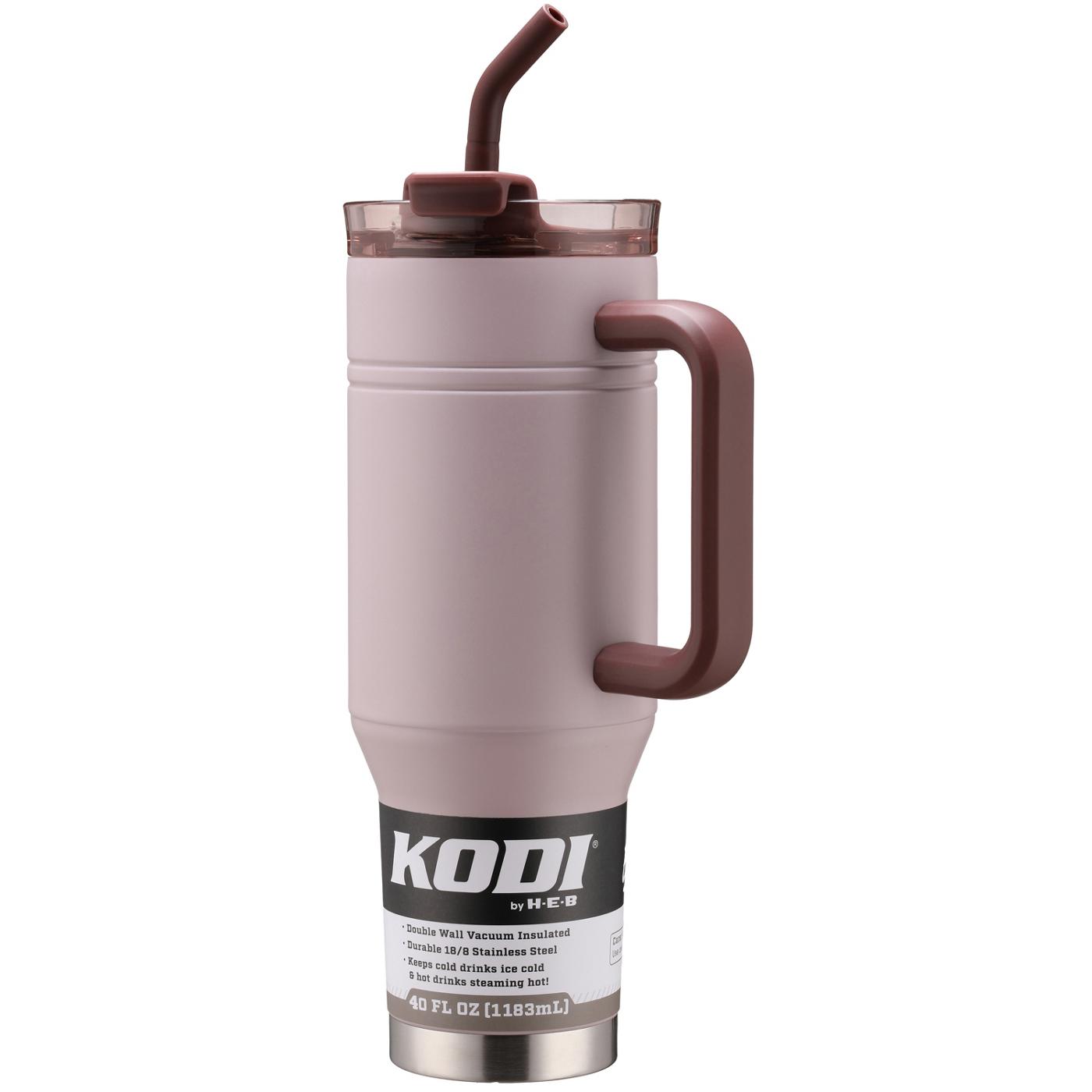 KODI by H-E-B Tumbler with Handle - Mauve; image 1 of 4