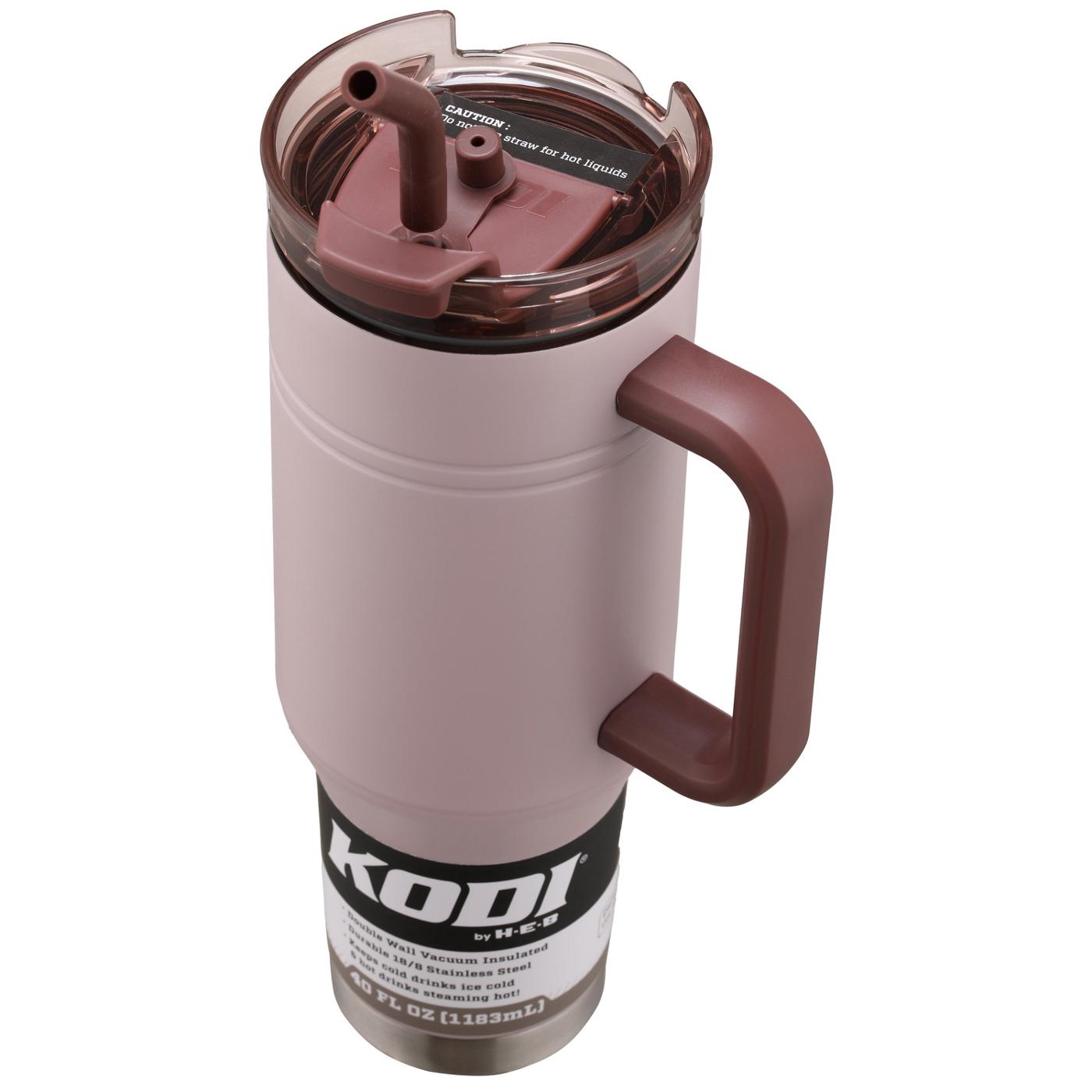 KODI by H-E-B Tumbler with Handle - Mauve; image 2 of 4