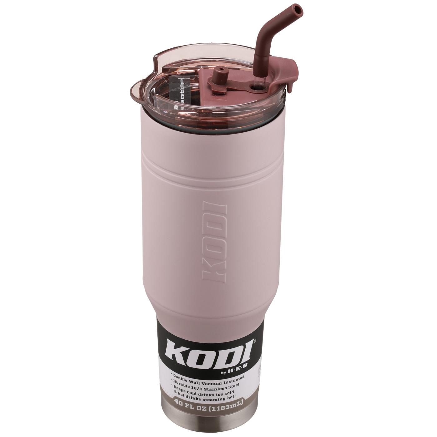 KODI by H-E-B Tumbler with Handle - Mauve; image 3 of 4