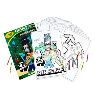 Crayola Minecraft Giant Coloring Pages