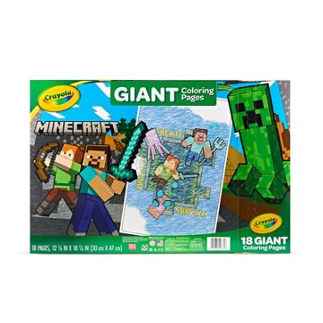 Crayola Minecraft Giant Coloring Pages