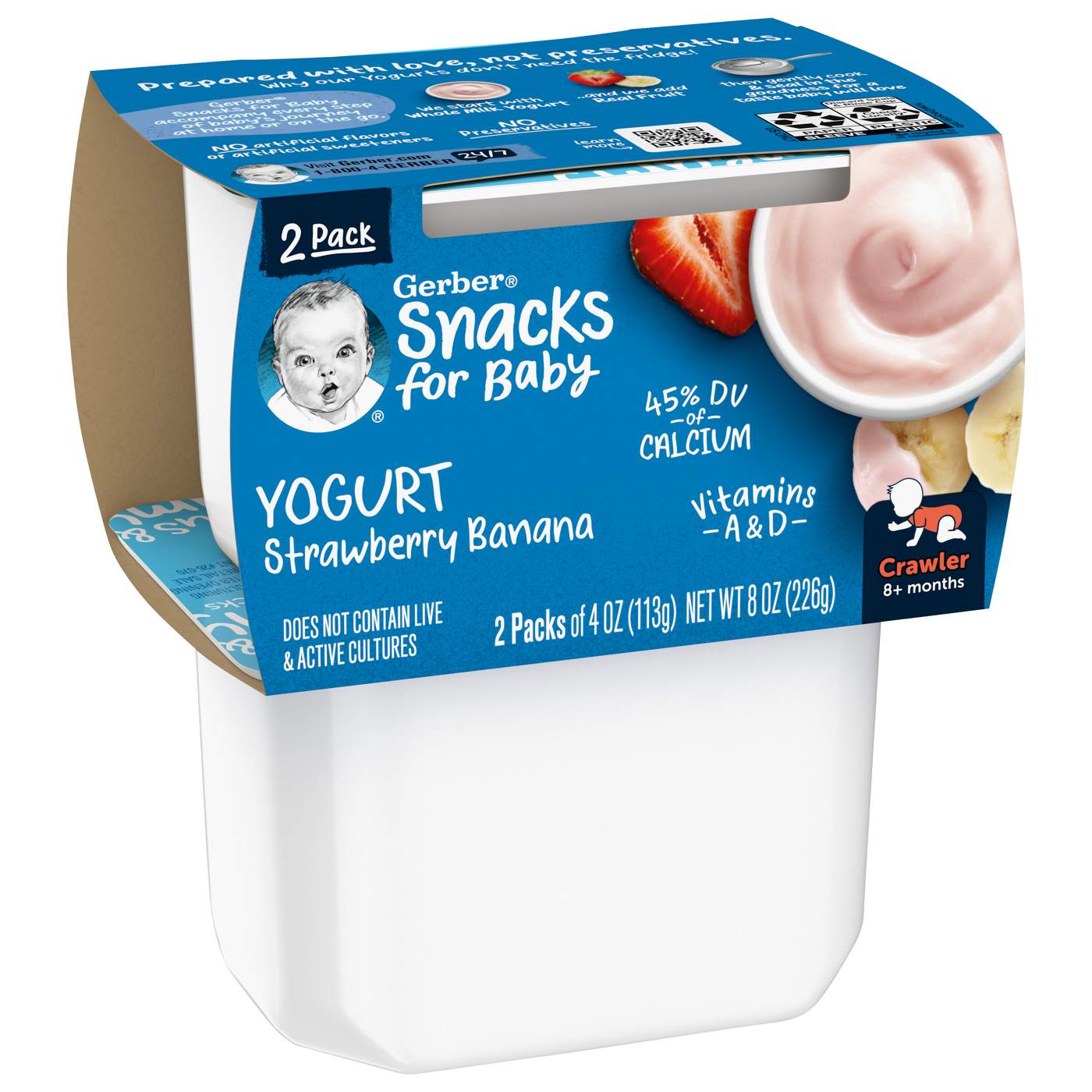 Gerber Snacks for Baby Yogurt Blend - Strawberry Banana; image 5 of 5