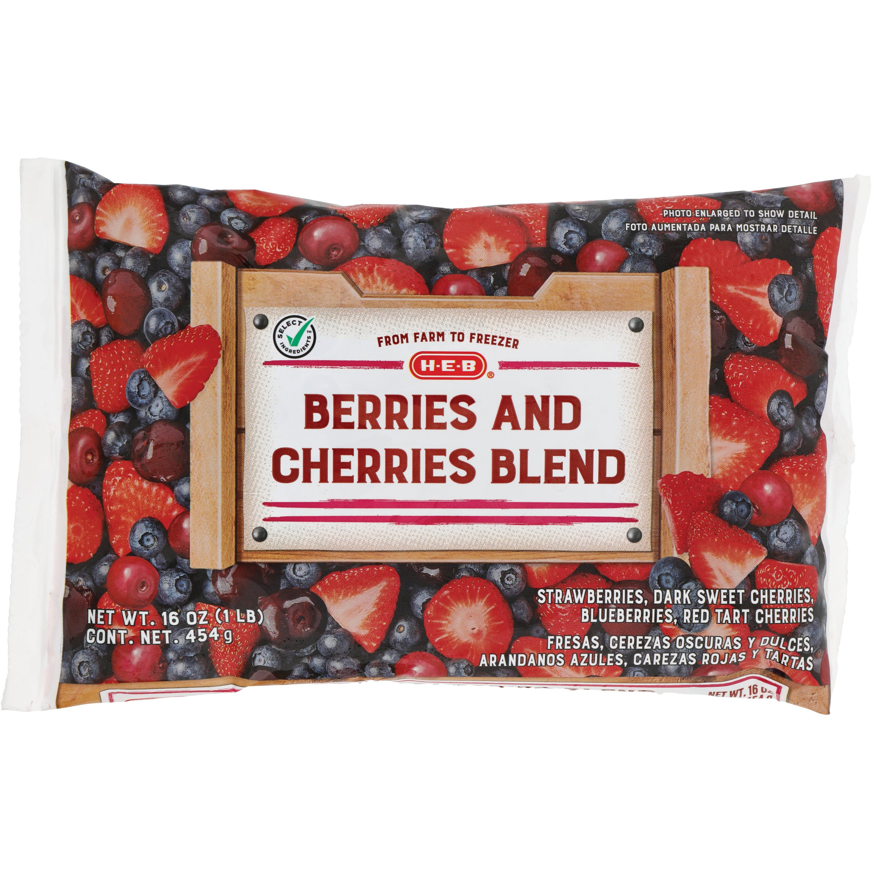 H E B Frozen Berries And Cherries Blend Shop Berries And Cherries At H E B 