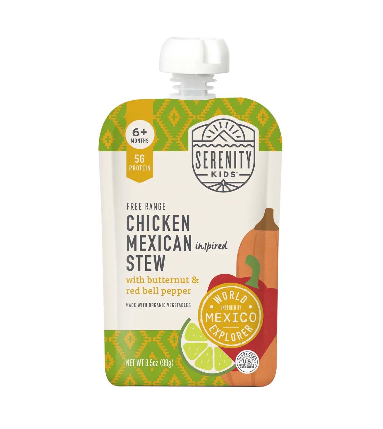 Serenity Kids Baby Food Pouch - Free Range Chicken Mexican Stew; image 1 of 2