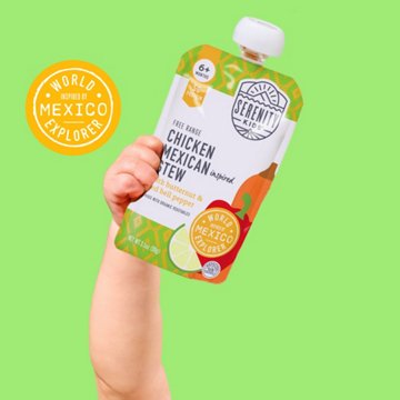 Serenity Kids Baby Food Pouch - Free Range Chicken Mexican Stew