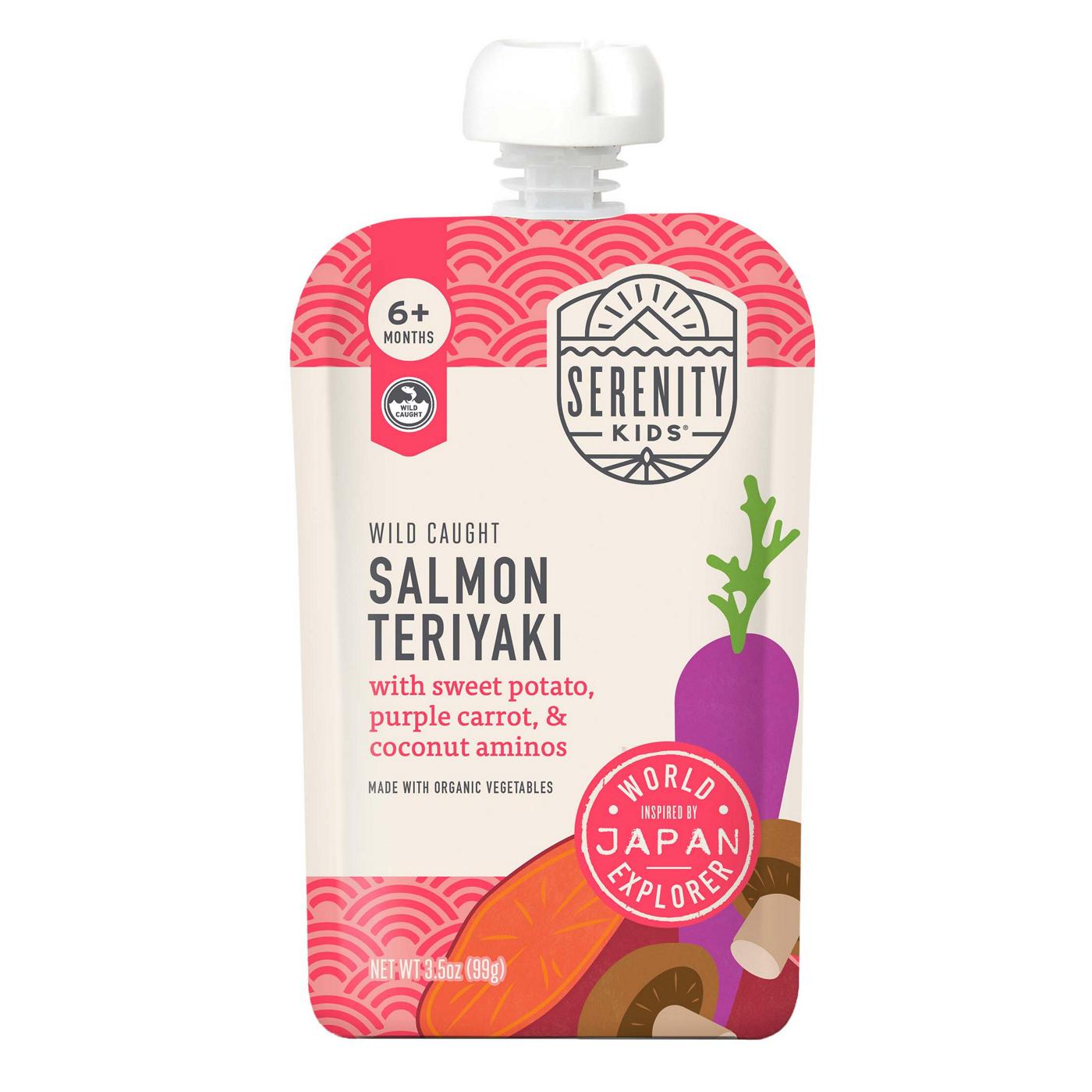 Serenity Kids Baby Food Pouch - Wild Caught Salmon Teriyaki; image 1 of 2