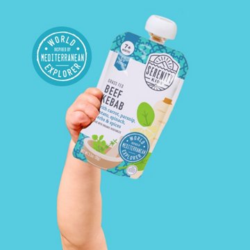 Serenity Kids Baby Food Pouch - Grass Fed Beef Kebab