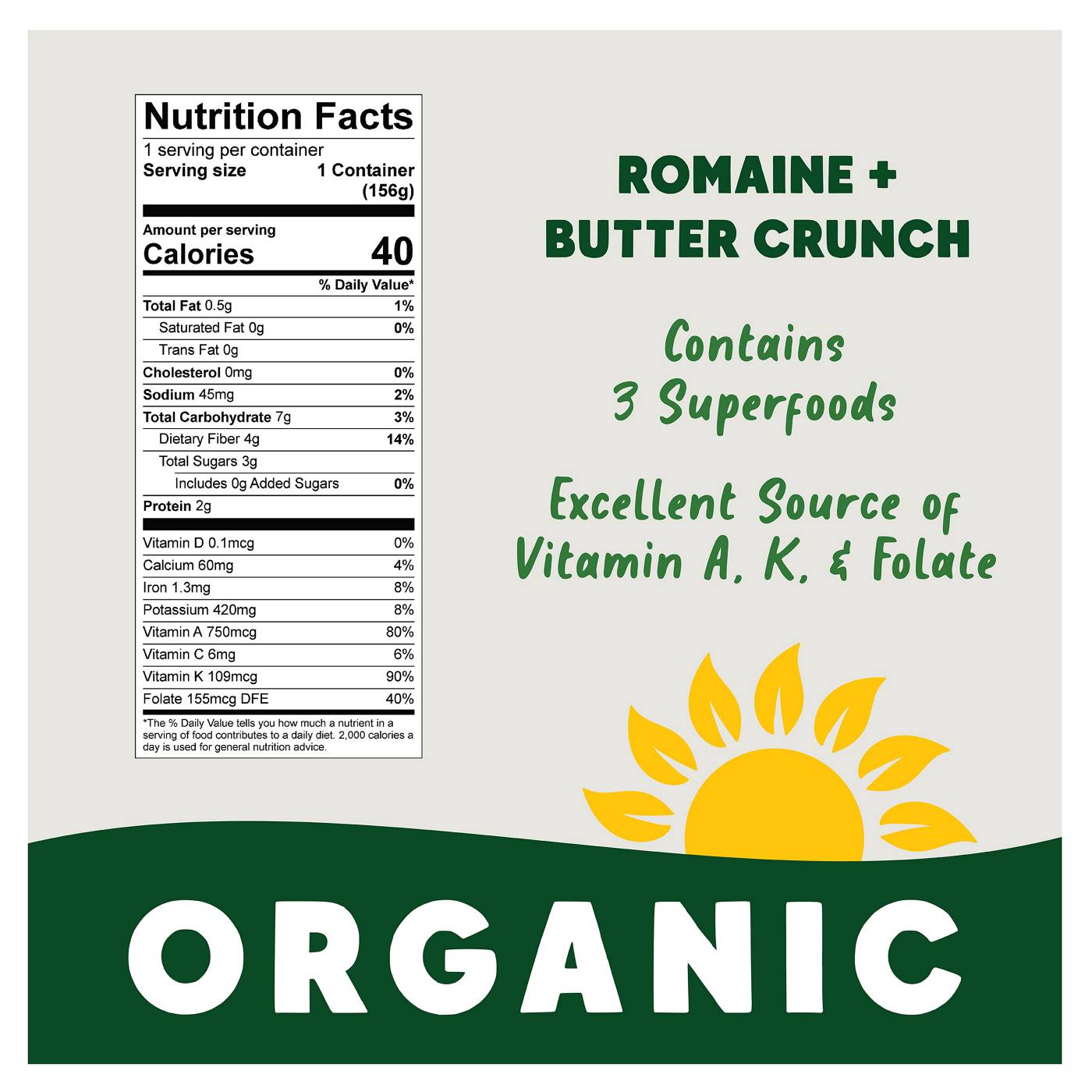 Earthbound Farm Organic Romaine & Butter Crunch; image 4 of 5