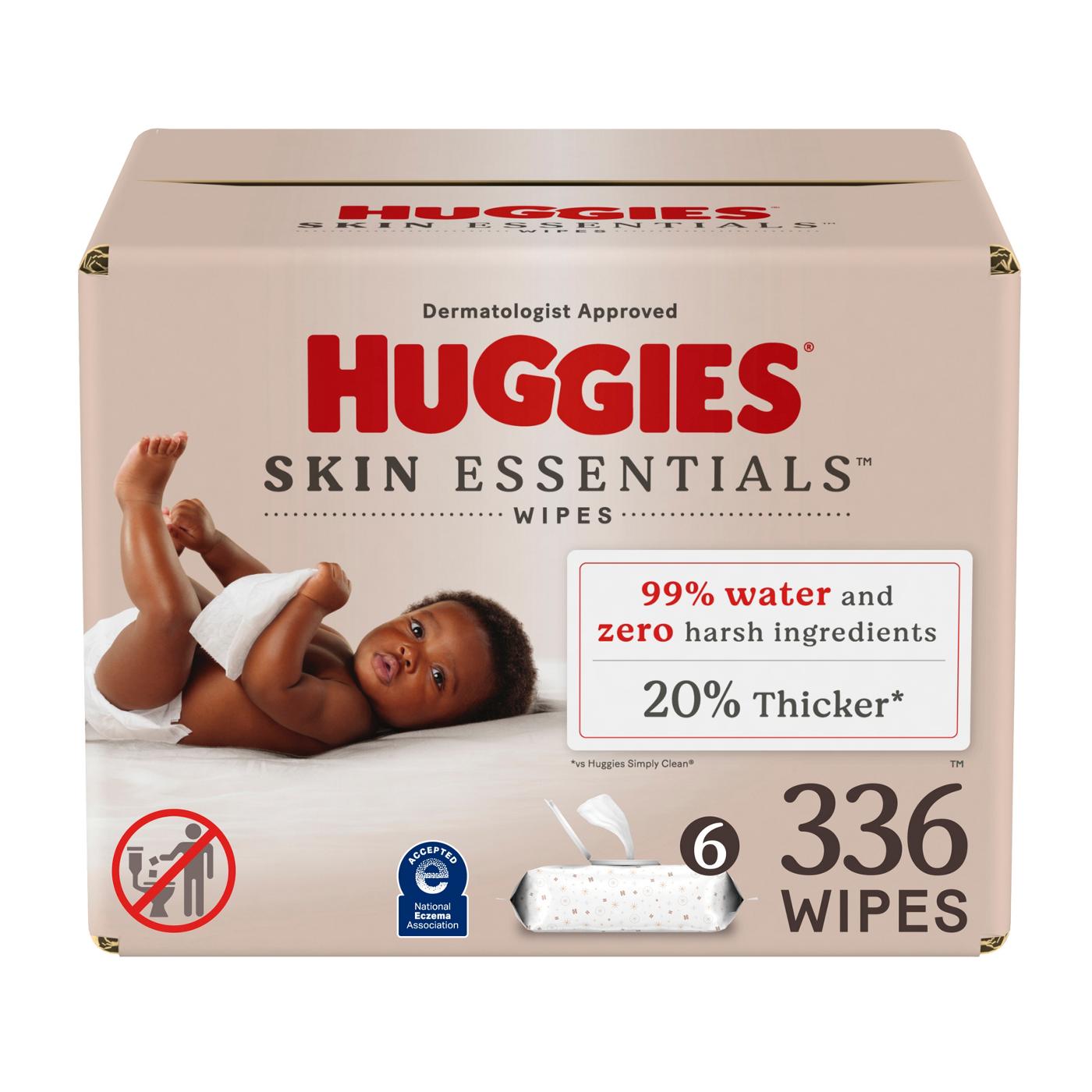 Huggies Skin Essentials Baby Wipes 6 Pk; image 1 of 8
