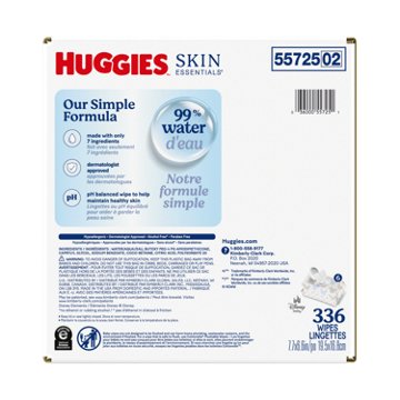 Huggies Skin Essentials Baby Wipes 6 pk