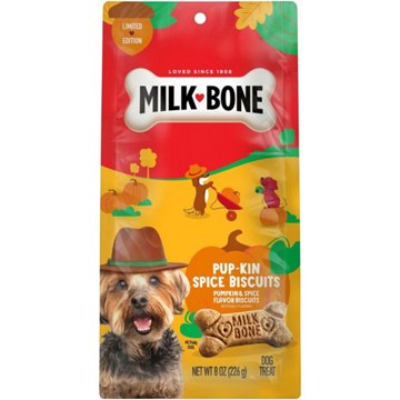 MilkBone Pup-Kin Spice Dog Biscuits Small