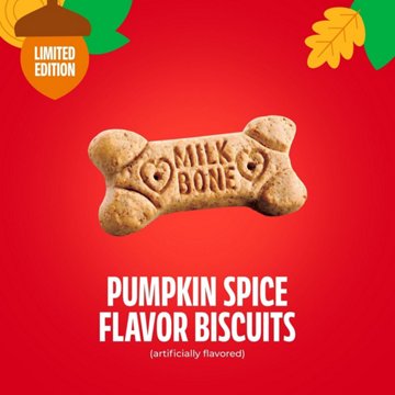 MilkBone Pup-Kin Spice Dog Biscuits Small