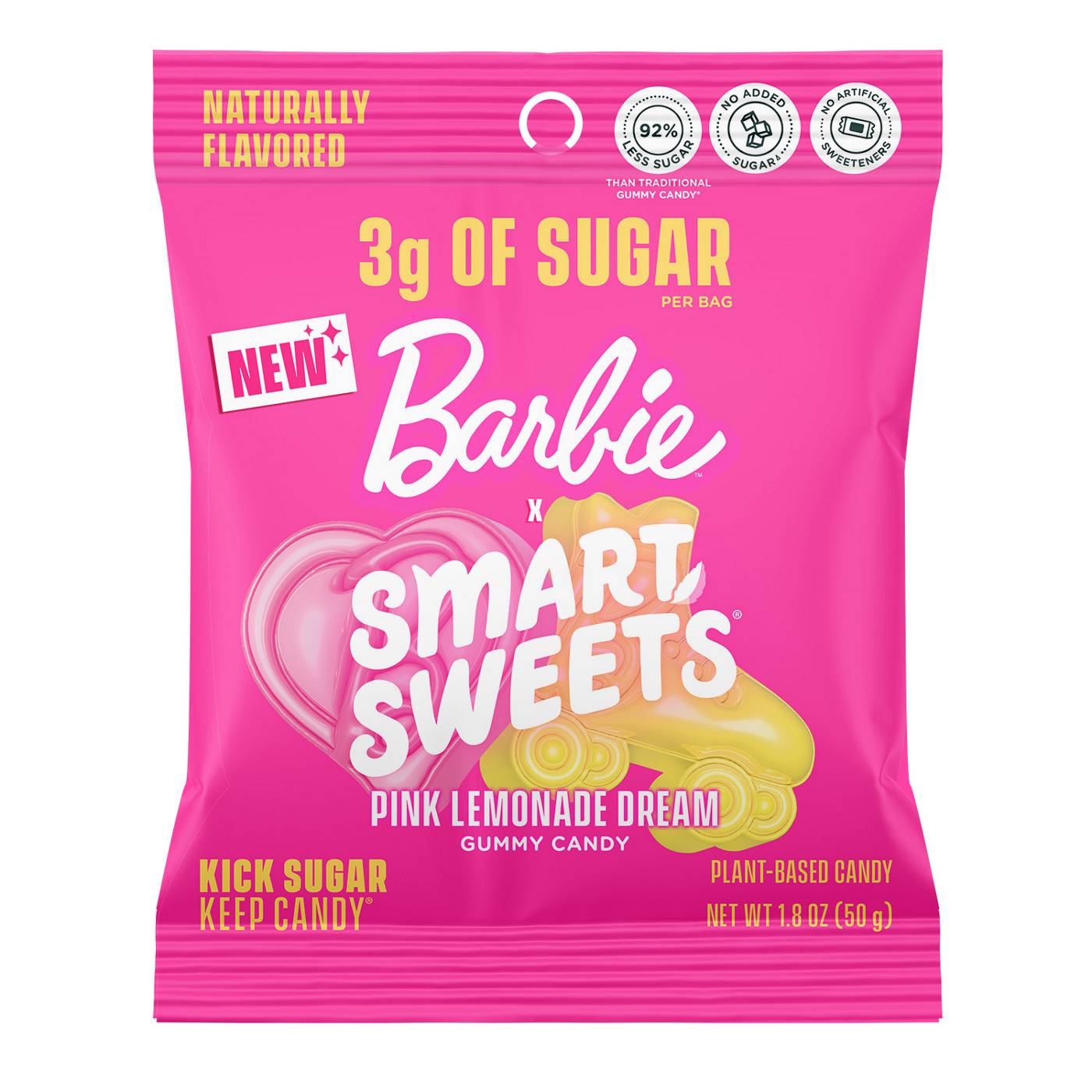 SmartSweets Barbie Pink Lemonade Dream Gummy Candy; image 1 of 2