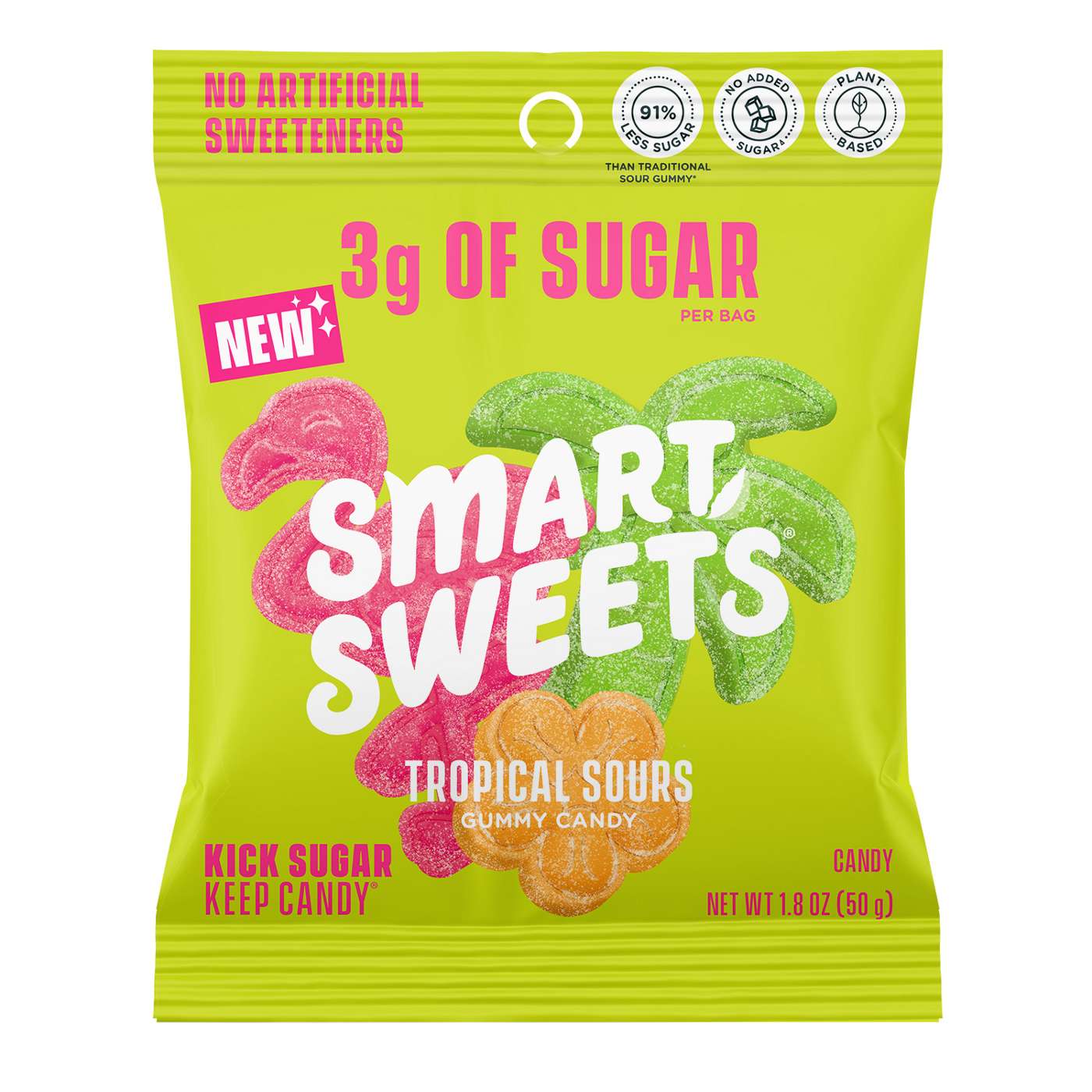 SmartSweets Tropical Sours Gummy Candy; image 1 of 2