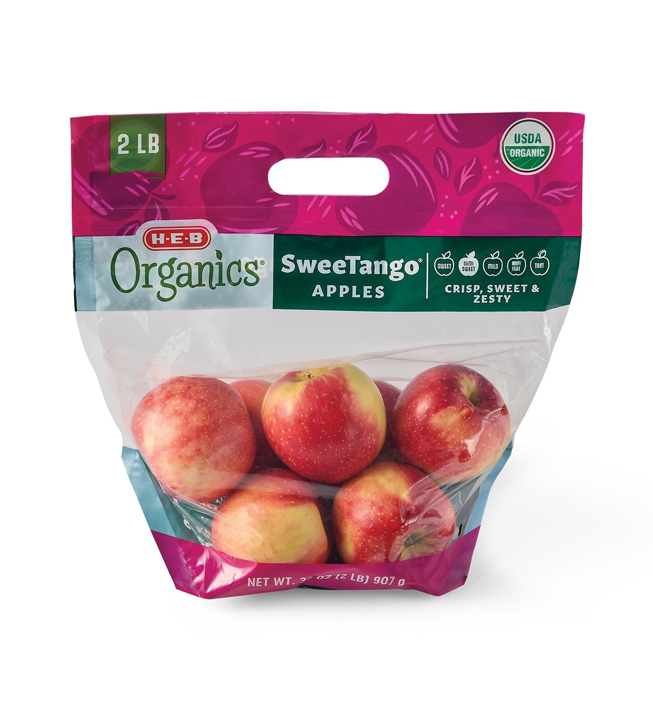 H-E-B Organics Fresh SweeTango Apples; image 1 of 3