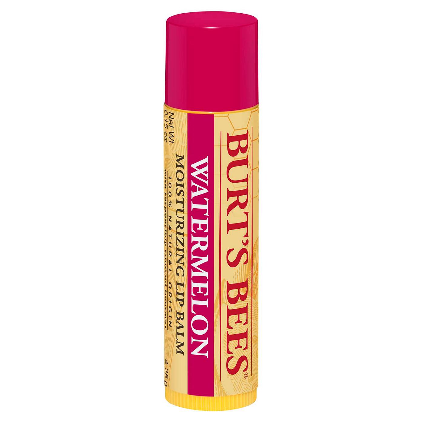 Burt's Bees Moisturizing Lip Balm - Watermelon; image 3 of 3