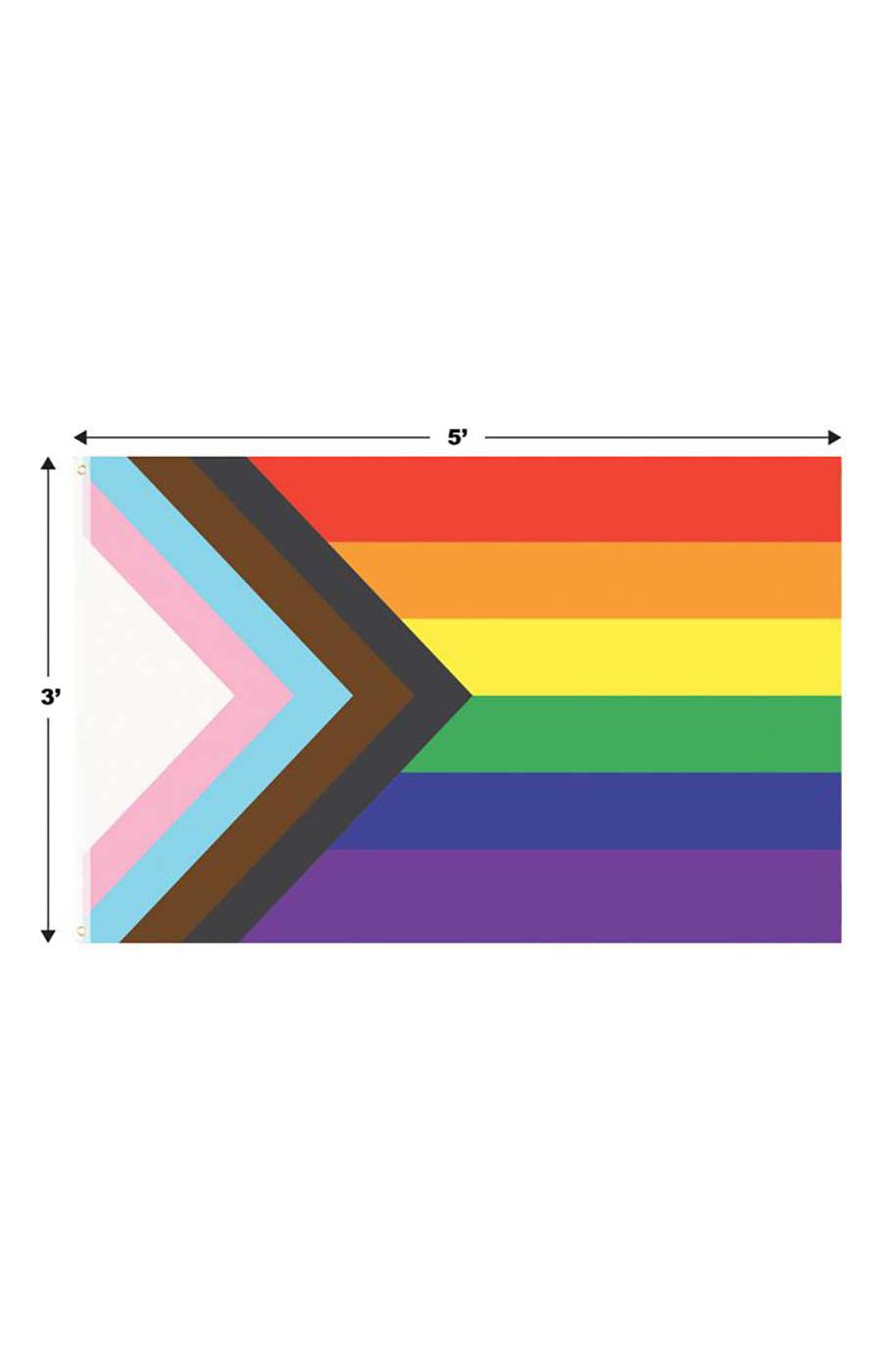 Beistle Rainbow Pride Flag; image 2 of 4