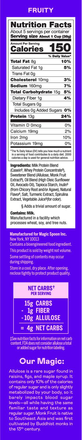 Magic Spoon Grain-Free Fruity Cereal; image 2 of 5