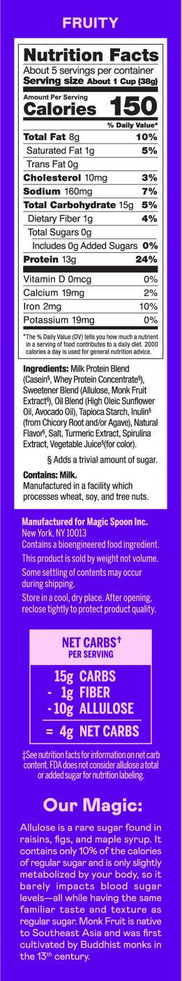 Magic Spoon Grain-Free Fruity Cereal; image 3 of 4