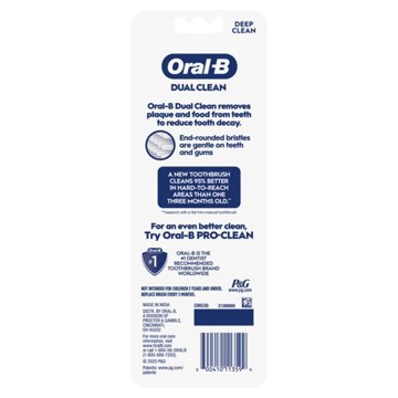 Oral-B Dual Clean Toothbrush - Medium 