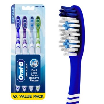 Oral-B Dual Clean Toothbrush - Medium 