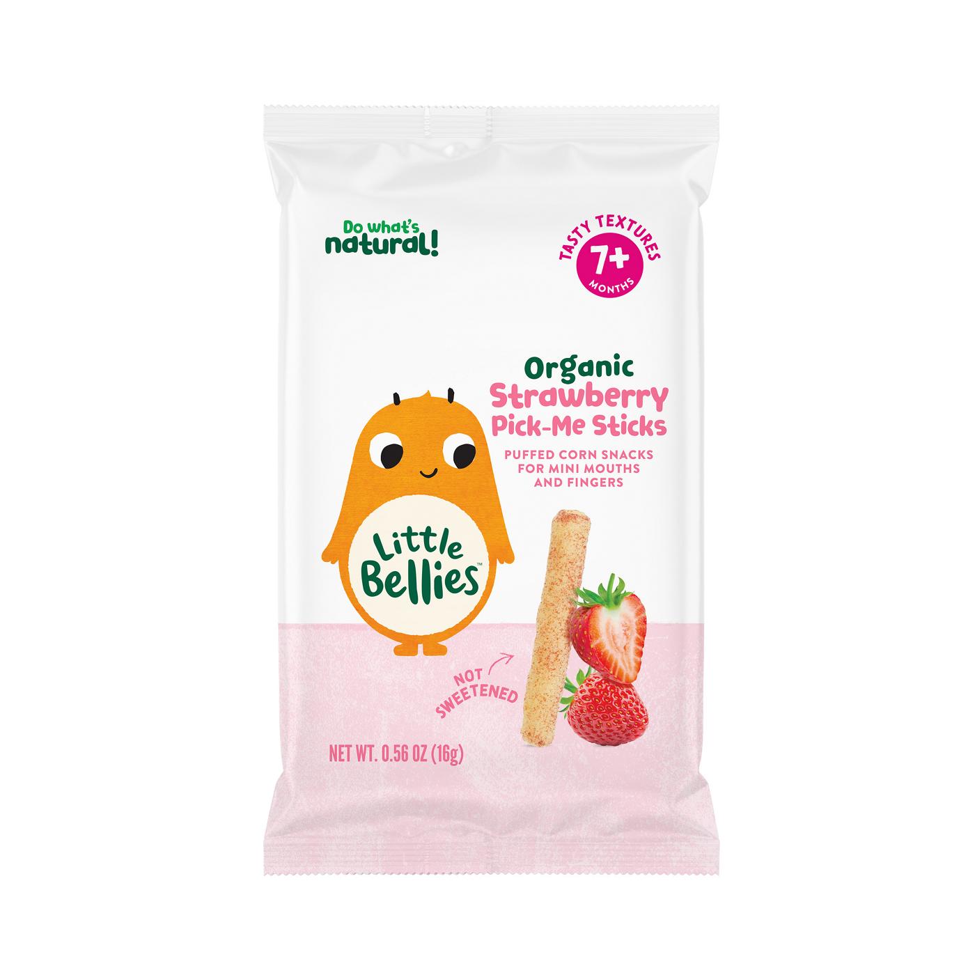 Little Bellies Organic Strawberry Pick-Me Sticks; image 1 of 2