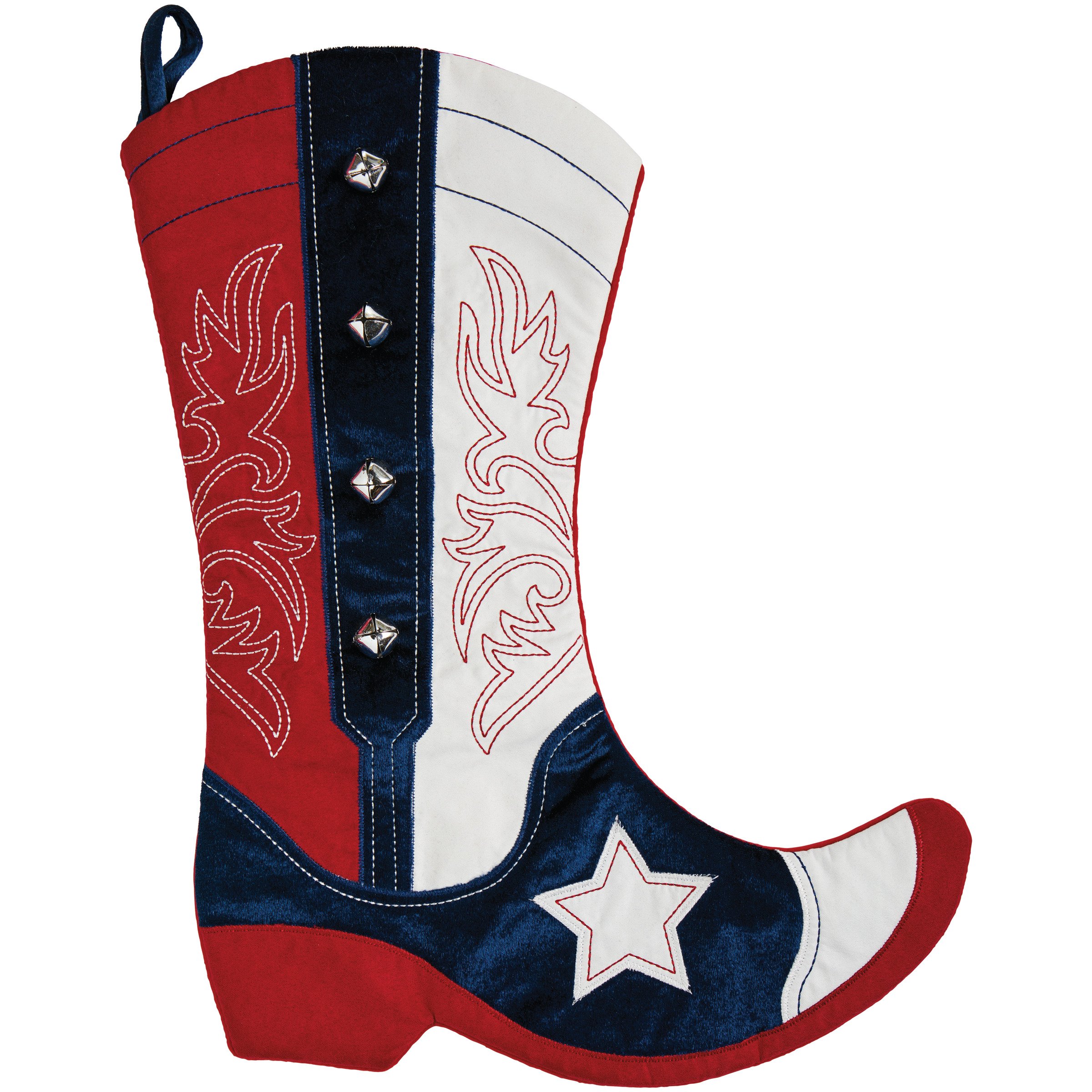 Destination Holiday Texas Cowboy Boot Christmas Stocking Shop