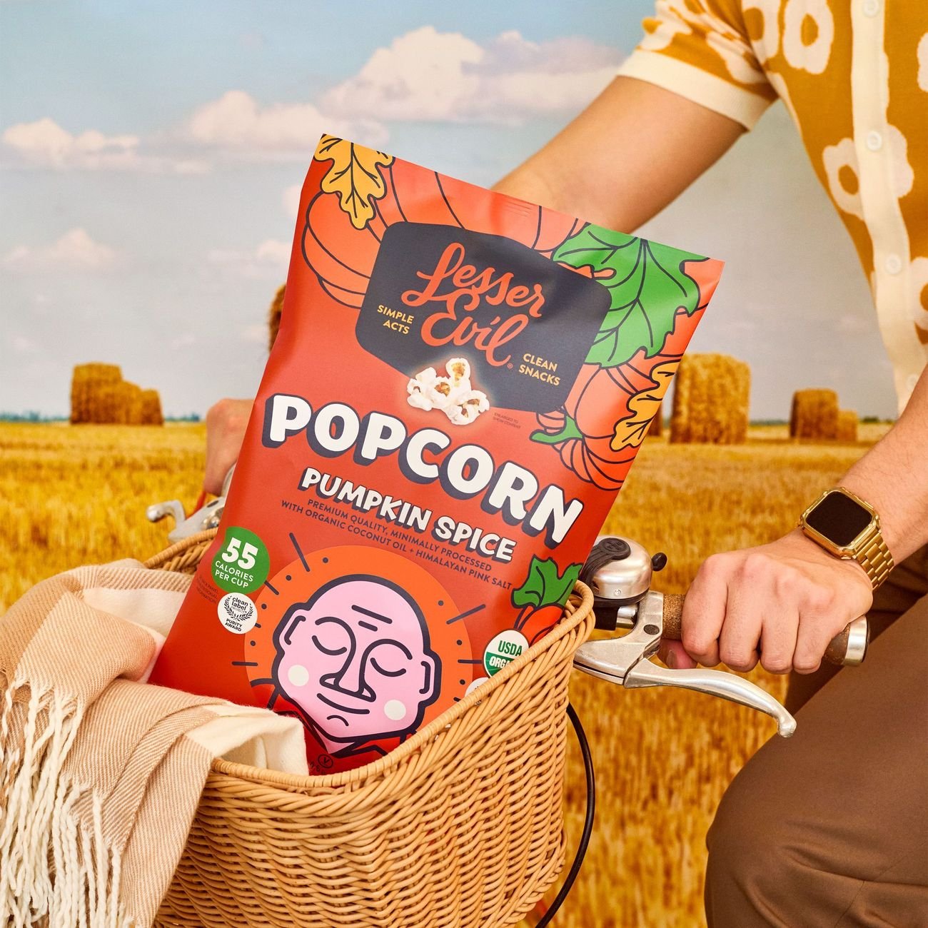 ラリックTWO Mocking Sparrowsボウル　東Y7-1126☆1F LesserEvil Organic Popped Popcorn - Pumpkin Spice - Shop Popcorn