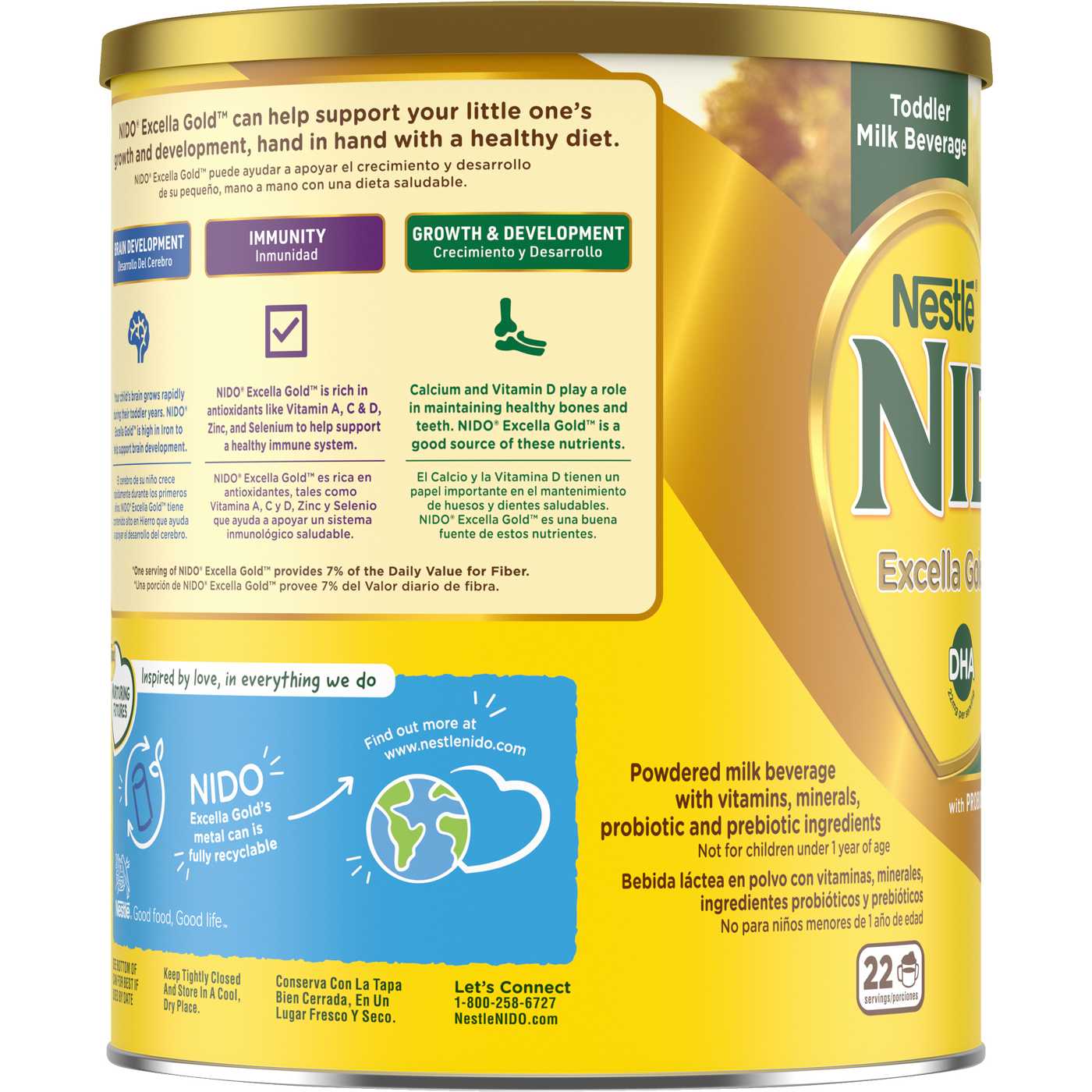 Nestle Nido Excella Gold Toddler 1 + Milk Beverage; image 4 of 7