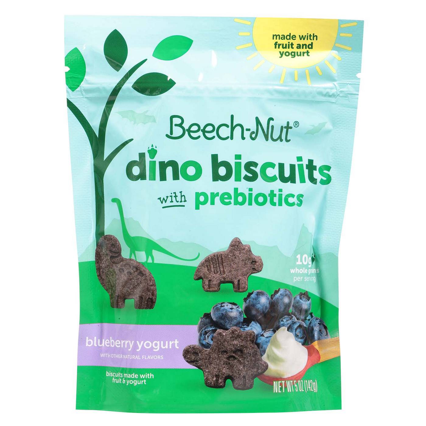 Beech-Nut Dino Biscuits With Prebiotics - Blueberry Yogurt; image 1 of 3