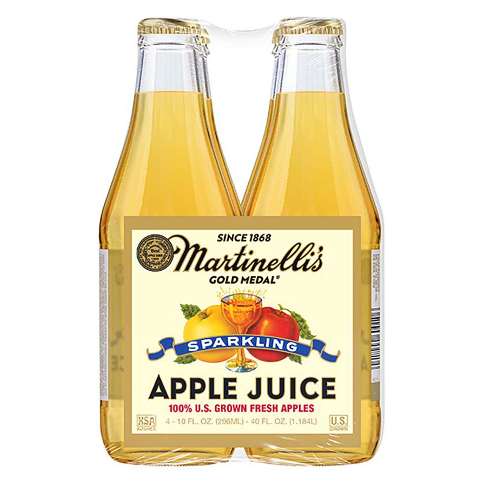 Martinelli's Sparkling Apple Juice 10 oz Bottles Shop Juice at HEB