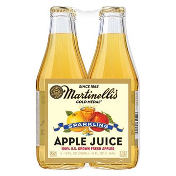 Martinelli's Gold Medal Sparkling Apple Juice 4 pk Bottles