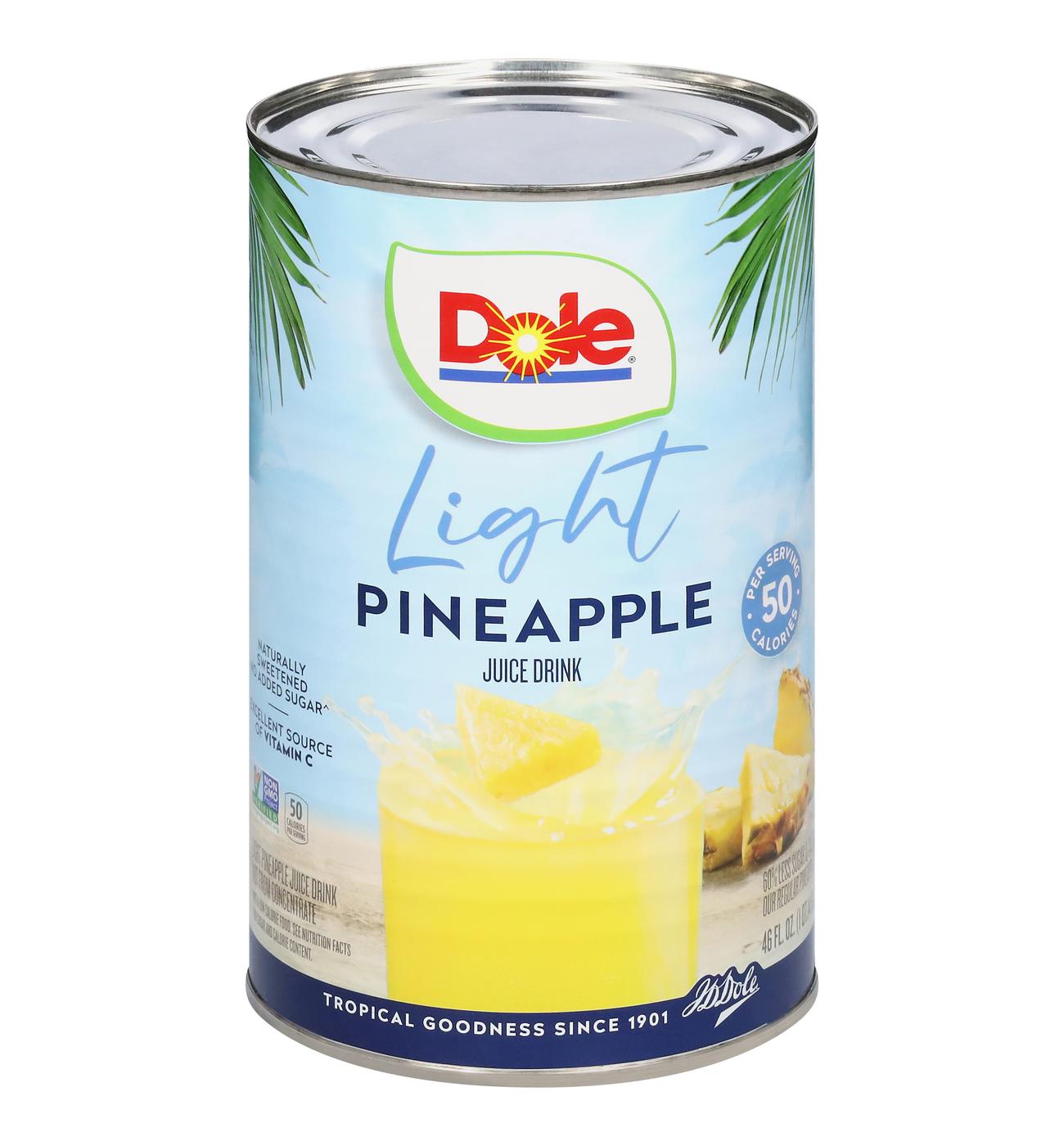 Dole Light Pineapple Juice Drink; image 1 of 4