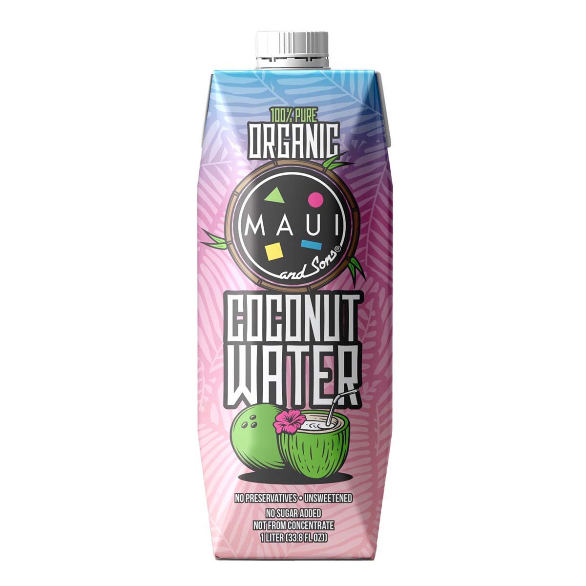 Maui & Sons 100 Pure Organic Coconut Water Shop Coconut water at HEB