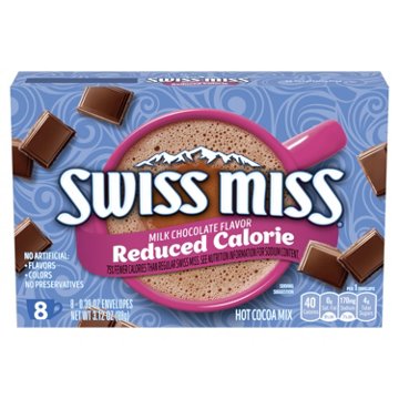 Swiss Miss Swiss Miss Reduced Calorie Milk Chocolate Hot Cocoa, 8 ct