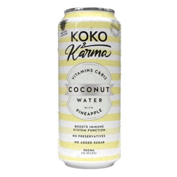 Koko & Karma Vitamin C & Pineapple Coconut Water 4 pk Cans, 8.45 oz