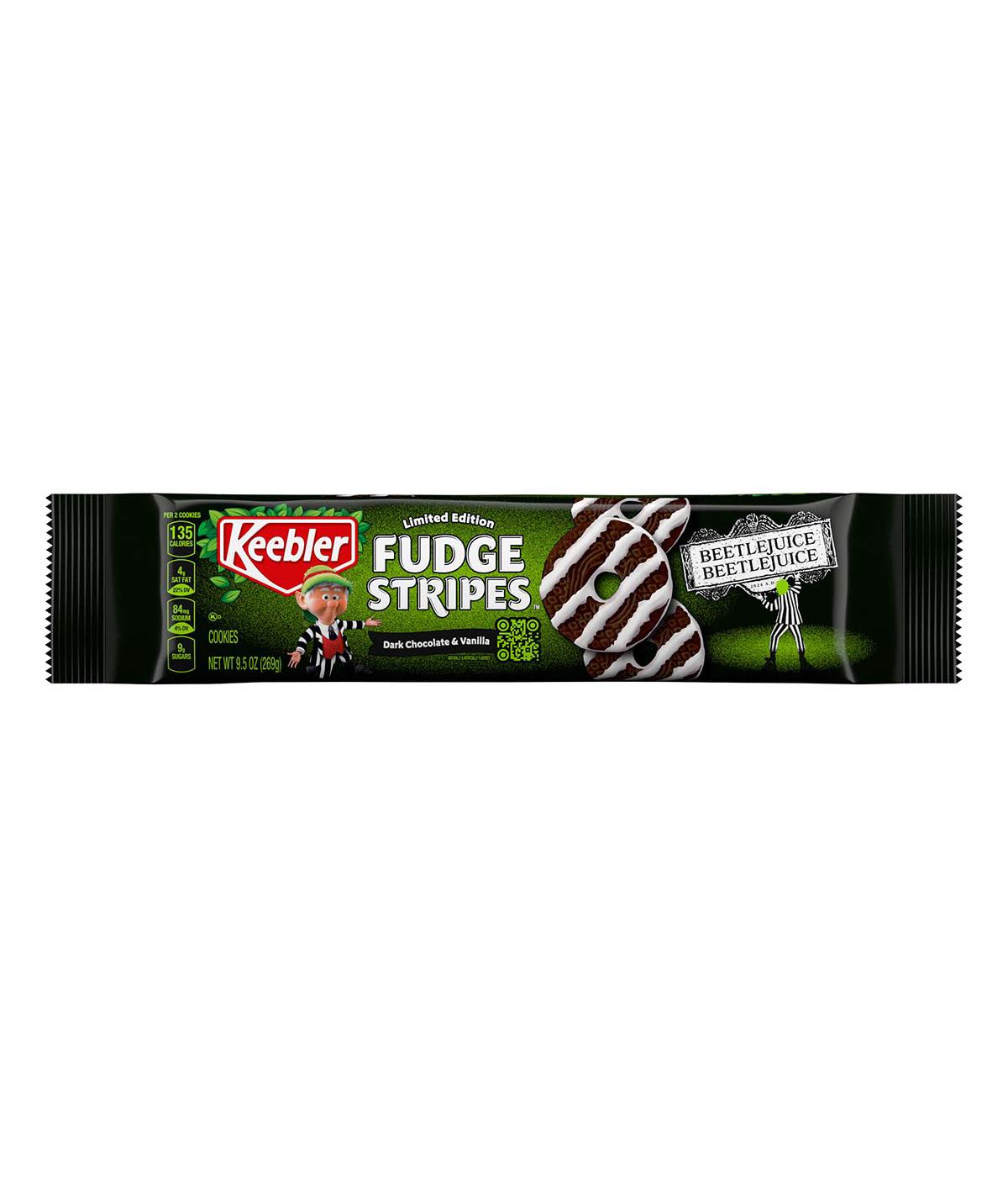 Keebler Limited Editioin Beetlejuice Fudge Stripe Cookies; image 1 of 3