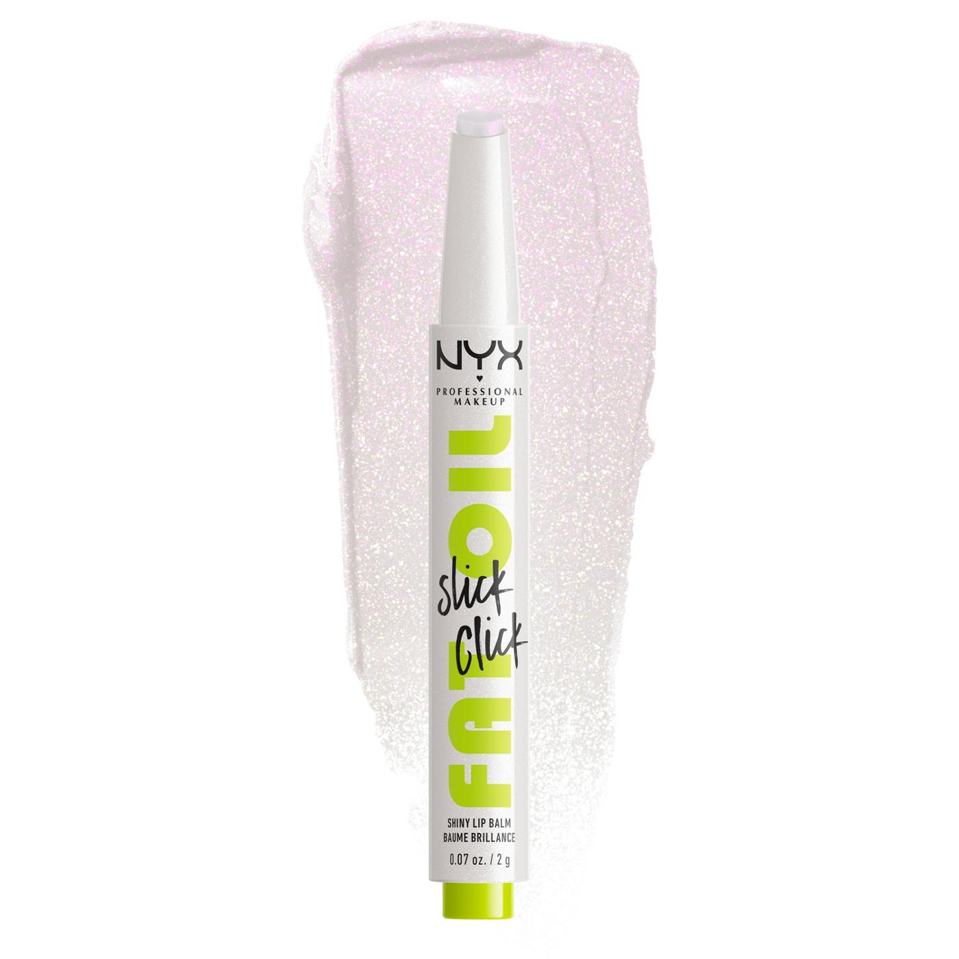 NYX Fat Oil Slick Click Shiny Lip Balm - Main Character; image 2 of 5