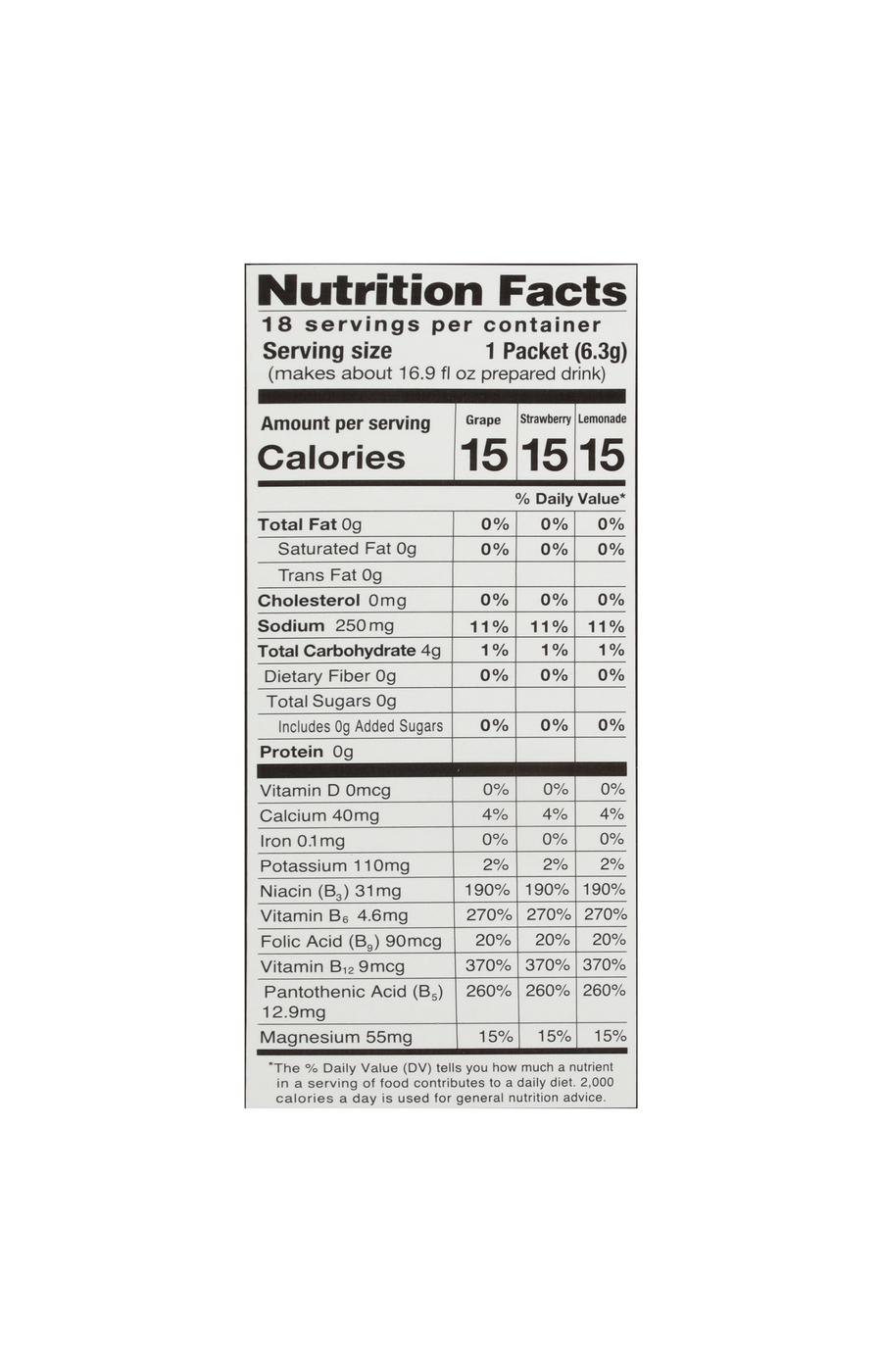 4C Energy Rush Hydration + Electrolytes Drink Mix Packets; image 2 of 2